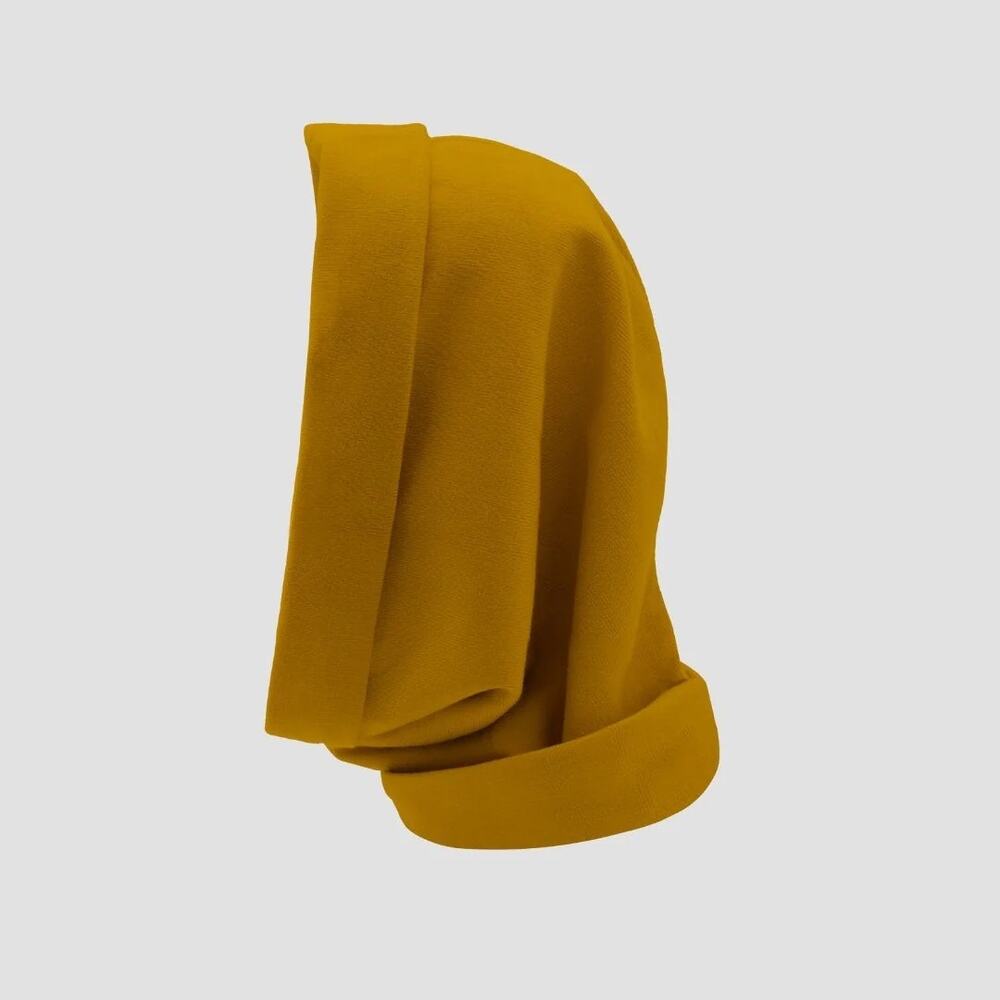 Hairbrella NWT Satin Lined Infinity Rain Scarf Hood in Golden Palm Women’s